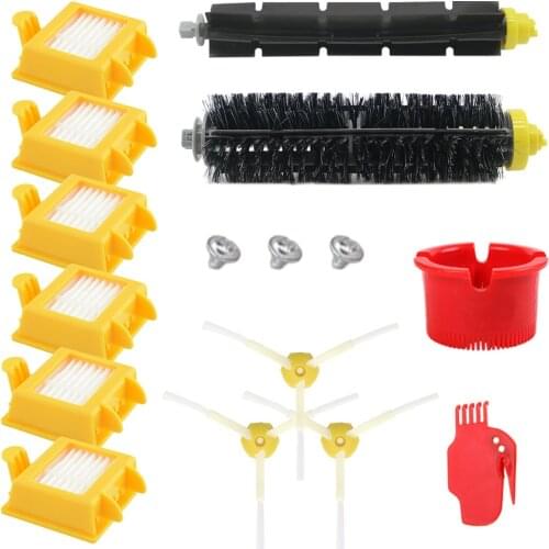 HEPA Filter +Side Brush + Bristle Brush for iRobot Roomba 700 760 770 772 774 775 776 780 782 785 786 790 Accessories Brush