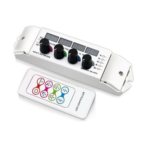 RGBW DIAL controller RGB+White led rotary knob control rf wireless rgb controller