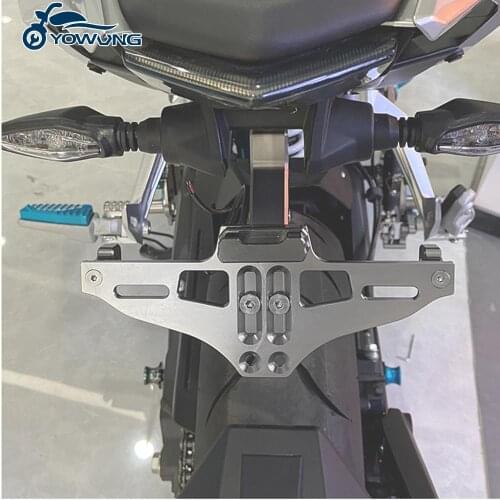 Motorcycle License Plate Bracket Licence Plate Holder Frame Number Plate For Dirt Pit Bike Enduro Supermoto Honda Suzuki