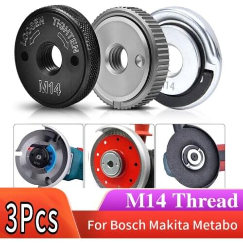 M14 Angle Grinder Locking Nut,Clamping Flange Fixing Cutting Discs Cup Wheel Abrasive Discs For Bosch Metabo Milwaukee Sander