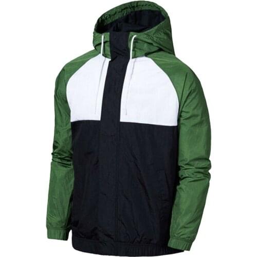 Fashion Mens casual jacket hooded zipper shirt windproof waterproof outdoor sportswear mountaineering suit Spring autumn