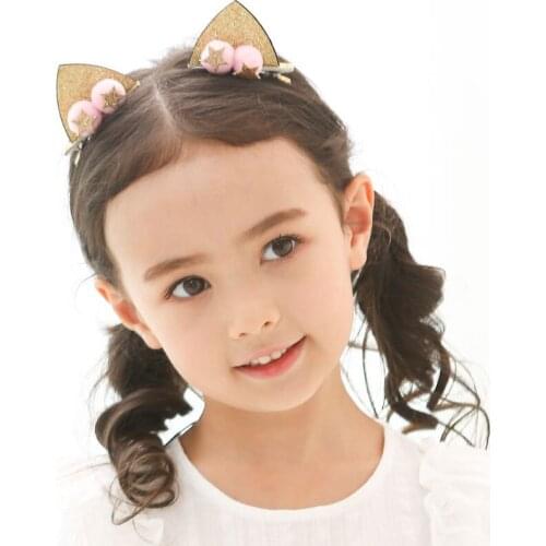 Cartoon Hairclips Cute Sequin Barrettes for Toddlers Girls Kid Hair Accessories Christmas Gifts