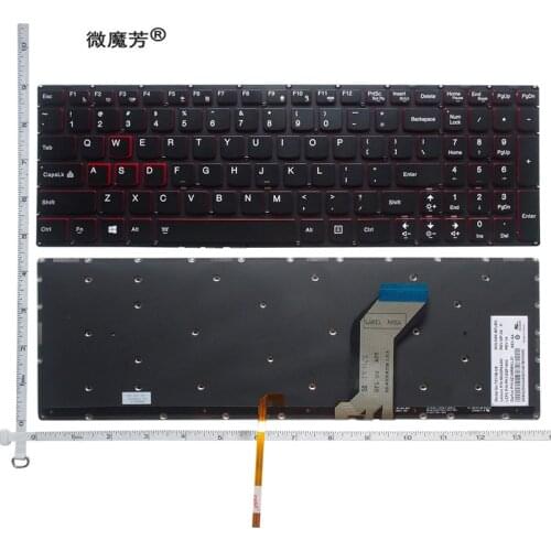 New for Lenovo Ideapad Y700 Y700-15 Y700-15ISK Y700-15ACZ Y700-17ISK Y700-15ISE English US backlit laptop keyboard SN20H54489