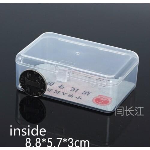 R674 Rectangular Plastic Box Transparent Product Packaging Storage Box Pp Metal Parts Box Tool Box Cover