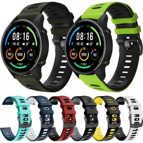 EasyFit Sport Silicone Wriststrap Watchband For Xiaomi Mi Watch color sports edition Strap Band Bracelet Replace Accessories
