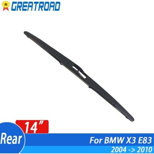 Wiper 14" Rear Wiper Blade For BMW X3 E83 2004-2010 2009 2008 2007 2006 2005 2004 Windshield Windscreen Rear Window