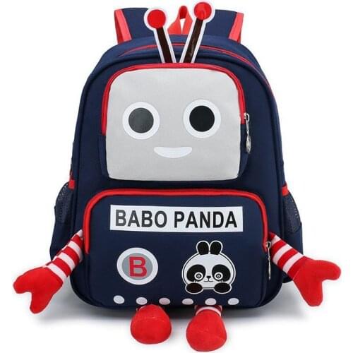 Cartoon Boy Girls Backpack Kindergarten Children Cute Lightweight School Bag Fashion Kids Nylon Waterproof Bookbag