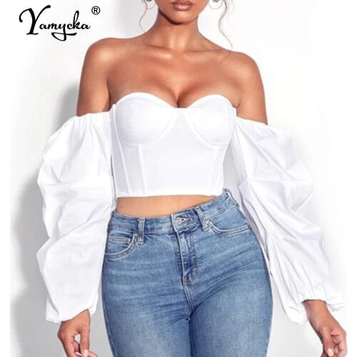 Sexy Tube top summer crop top women White Strapless bustier vintage y2k tank top t shirt club outfits party tops woman topy 2020