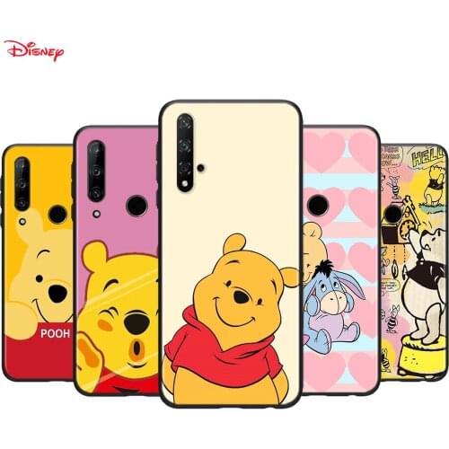 Silicone Cover Winnie The Pooh For Honor 30 30S V30 V20 9N 9S 9A 9C 20S 20E X10 20 7C Lite Pro Plus Phone Case