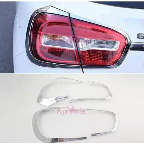 Car Styling Chrome Taillight Cover Trim Overlay Frame 2014-2016 For Mercedes Benz GLA X156 Accessories