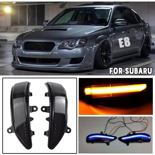 LED Rear View Mirror Turn Signal Indicator Light for Subaru Forester Outback Legacy Tribeca Rearview Mirror Repeater Lamp 07-16