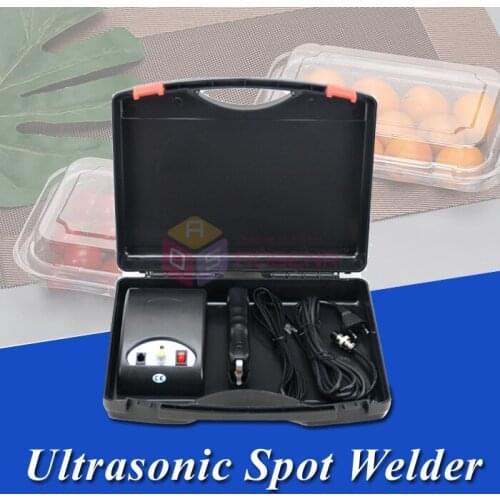Ultrasonic Welding Machine PVC Plastic Meal Box Spot Welder Mini Clamp Type Welder Cake Box Sealer