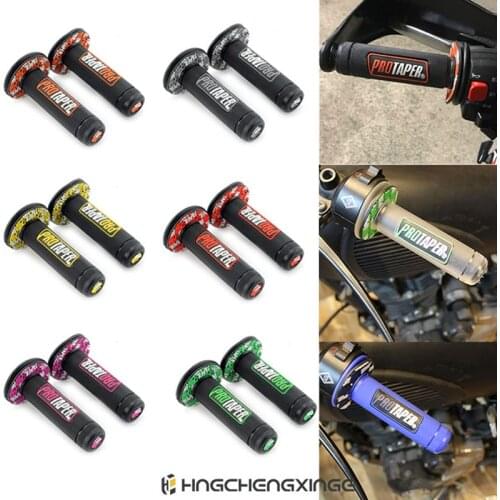 7/8'' Universal Motorcycle Pro Taper Handlebar Grips Gel Brake Rubber Motocross Handle For Pit Bike Cafe Racer Pcx