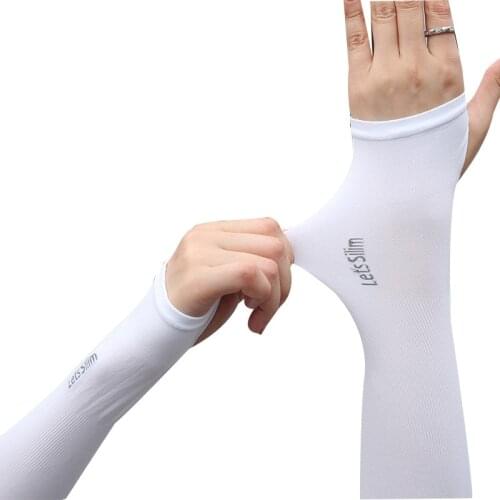 1 Pair Unisex Cooling Arm Sleeves Elbow Cover Cycling Run Fishing UV Sun Protection Outdoor Women Nylon Cool Arm Sleeves