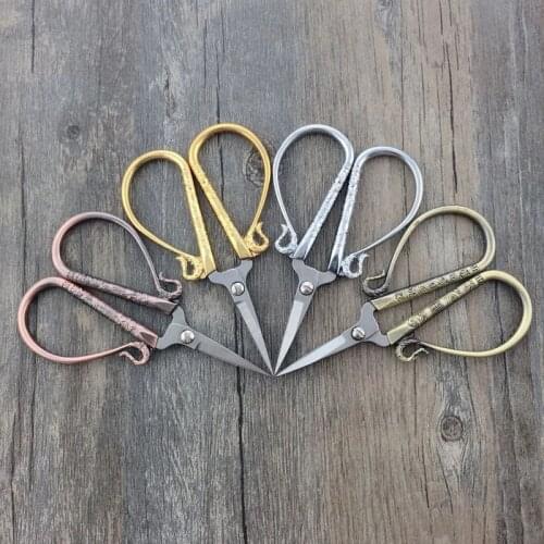 1Pcs 10cm Sewing Embroidery scissors Fabric DIY Craft Art cross handicraft Tailor Vintage stitch Retro Cutter