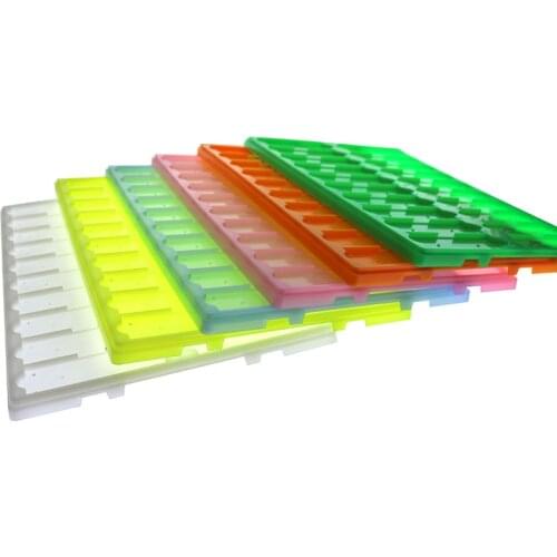 1pc ABS Microscope Slides Drying Plate Plastic for 20 Slides Lab Supplies