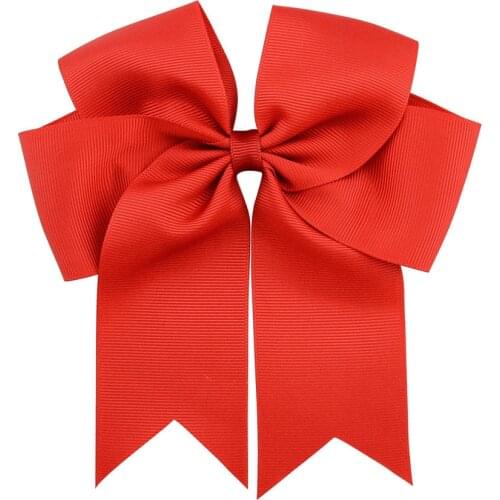 1 piece Girls 6inch Satin Ribbon Big Hair Clips Kids Barrette Hairgrips Children Ponytail Hair Accessories 672