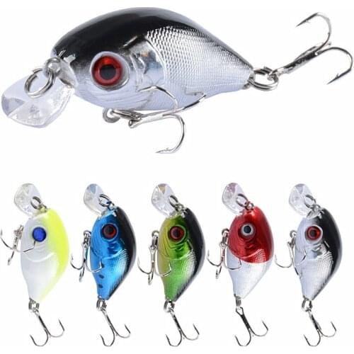 1pcs Minnow Bait 5.5cm7.1g Crank Bait Tweeter Hook Fishing Artificial Hard Bait Swing Bass Japan Fly Fishing Accessories