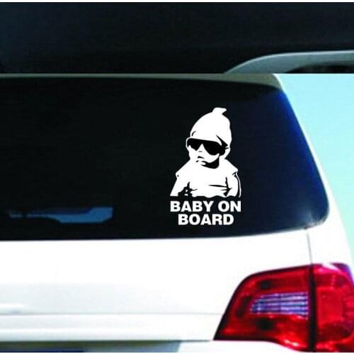 Car Sticker 14*9CM BABY ON BOARD Funny Reflective Child Stickers for Infiniti FX-series Q-series QX-series Coupe EX37 EX25 JX35