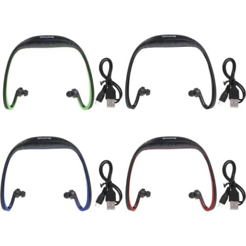 BS19C Bluetooth Headset Sports Music Headphone TF Slot FM Radio Driving Running