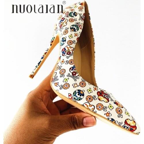 Brand Fashion Women Shoes Sexy High Heel Shoes Woman Stilettos High Heels 12cm/10cm/8cm Pointed Toe Women Pumps Zapatos De Muje