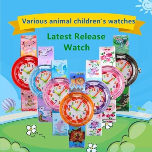 New cartoon baby student clock casual Childrens watches kids girls boys gift soft silicone children watch waterproof bracelet