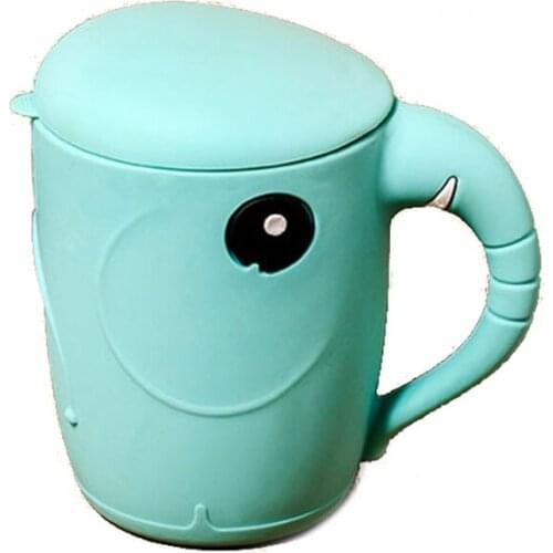 Baby Feeding Cups Cute Cartoon Baby Learning Cups Food Grade For Toddlers & Kids With Silicone Cup