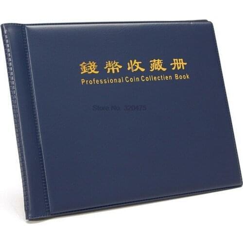 DHL 50pcs 240Coin Collectors Collecting Album Holders Coin Cases Collection Penny Book Pockets Storage Holder collector