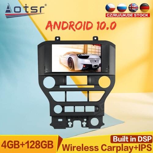 For Ford Mustang 2015-2018 Android Car GPS Navigation Multimedia Player Auto Stereo Radio Tape Recorder Headunit carplay DSP