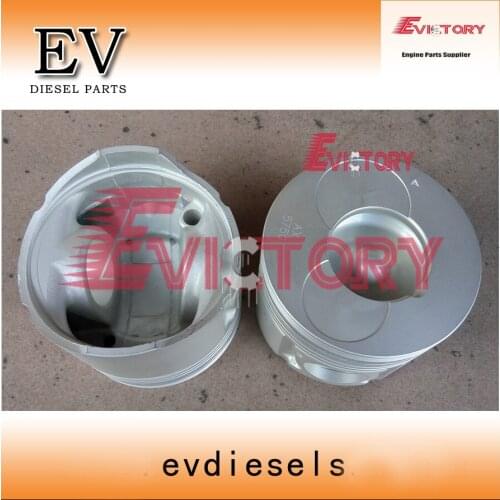 EV 4-ring 4BG1 4BG1T piston with Piston pin and clip for Hiatch EX100-5 Lovol FR80H-8 excavator