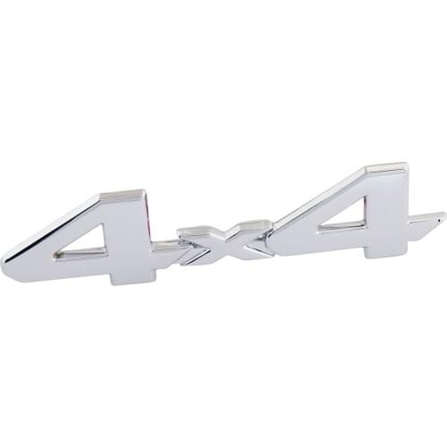 Chrome 4X4 for Tacoma Tundra Fender Trunk Emblem Badge Sticker