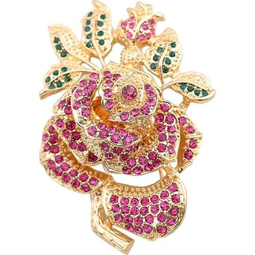 Modelling delicate temperament fashion diamond brooch deserve to act the role of corsage, act the role ofing is tasted