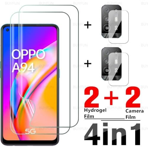 Screen Soft Protective Film For Oppo A94 5G A 94 HD Hydrogel Film For Oppo a94 a74 a54 4g 5g a5 a9 2020 Lens Protector Not Glass