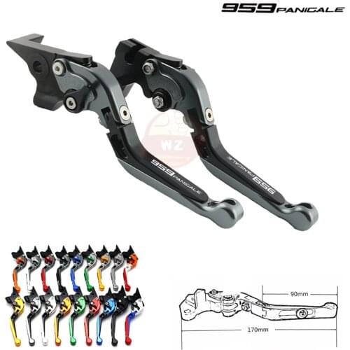 Suitable for Ducati 959 2016 2017 2017 17-color CNC adjustable expandable folding bicycle motorcycle brake clutch lever
