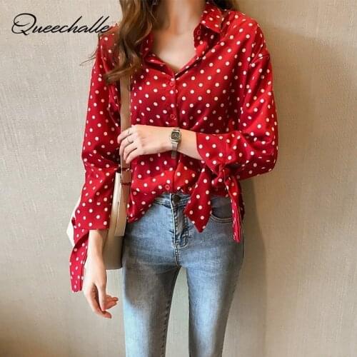 QUEECHALLE Blouses With Tie