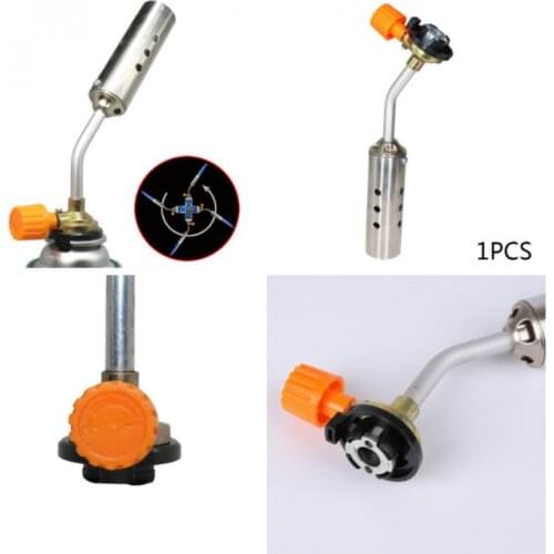 1PCS Welding Torch Butane Gas Portable Cassette Spray Gun Spray Camping Welding Outdoor Small Igniter Barbecue Torch Gun