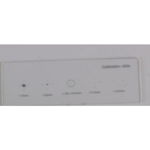 0.01mm Cross and four dots: :1.5mm, 0.6mm,0.15mm 0.07mm Microscope Stage calibration glass slide micromete ruler AY-DL