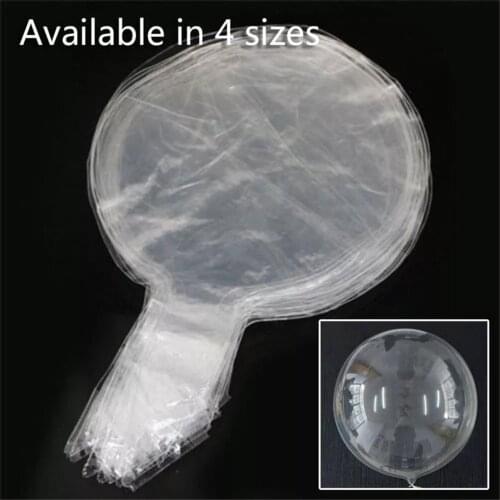 10Pcs Inflatable Handheld Transparent Cartoon Doll Balloon Kids Toy Wedding Birthday Baby Shower Decoration Party Supplies