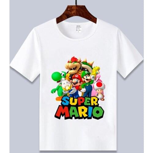 2020 Cute Cartoon Print Toddler Children T-Shirts Kids Anime Summer Funny Tees Boys/Girls Tops Baby Clothing