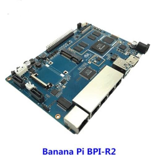 Banana Pi R2 BPI-R2 v1.2 Quad-Core 2GB RAM with SATA WiFi Bluetooth 8GB eMMC demo Single Board
