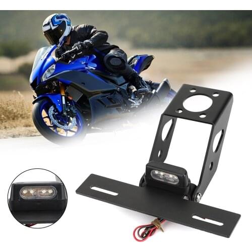Artudatech Rear License Plate Holder Bracket For YAMAHA YZF R6 2008-2019 Motorcycle Accessories Parts