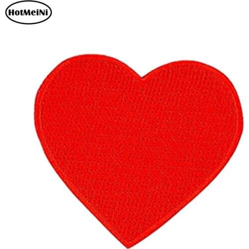 HotMeiNi 13cm x 13cm Car Sticker Waterproof Cuore Rosso Amare Heart Car Bumper Doors Windows Decal DIY Car Styling Accessories