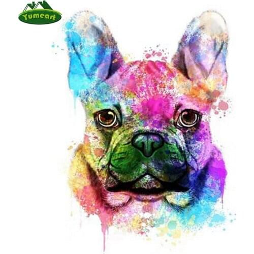 Bulldog Diamond Painting Full Square Drill Cross Stitch 5D Diamond Embroidery Mosaic Diamond Embroidery Pet Dog Animal Painting