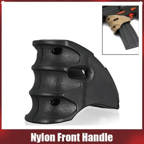 Element For AEG Tactical Black Nylon Front Handle Gel Ball Blasters Water Bomb Toy Grip Outdoor Shooter Sports Children Game Toy