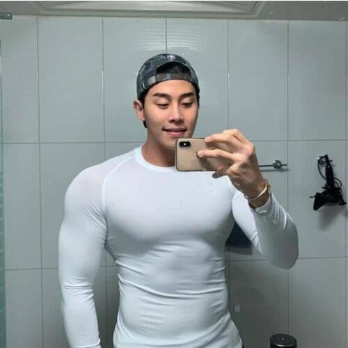 Мужские футболки с длинным рукавом JUST GYM China At AliExpress