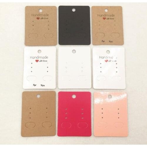 20pcs 6.5x5cm Paper classic earring cards,handmade jewelry accessories displays cards,Earring accessories packing card