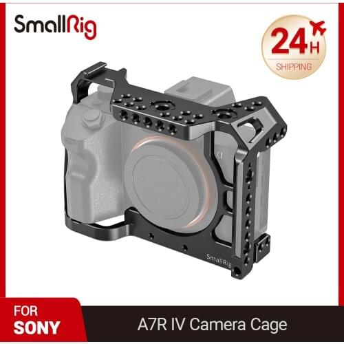 SmallRig A7R4 A7R IV Camera Cage for Sony A7R IV W/ Cold Shoe Mount & NATO Rail For Microphone Monitor Magic Arm Attach 2416