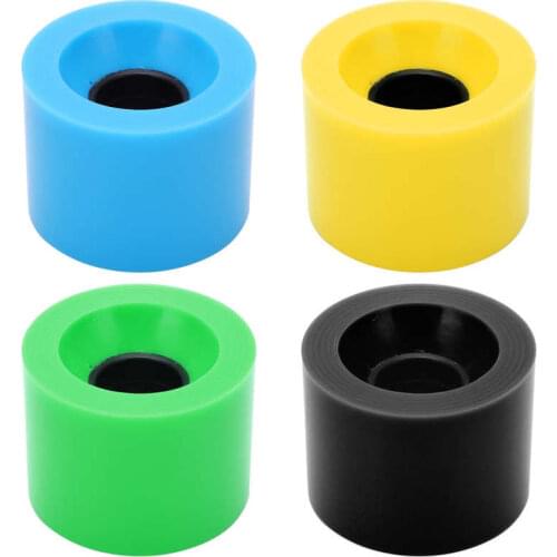 PUENTE 4pcs 60x45mm Skateboard Wheels 78A Longboard Cruiser Wheels PU Skateboard Replacement Wheels