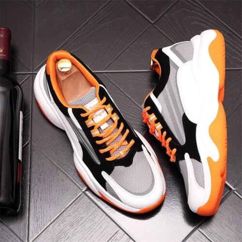 Luxury Brand Designer Men Shoes Breathable Sneakers Mesh Casual Flats Zapatillas Hombre