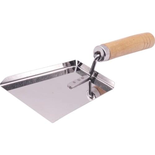 Beehive Shovel Beeswax Scoop Pollen Spatula Stainless Steel Cleaner Shovel Cutting Honey Shovel Beekeeping Tools Wooden 1 Pcs